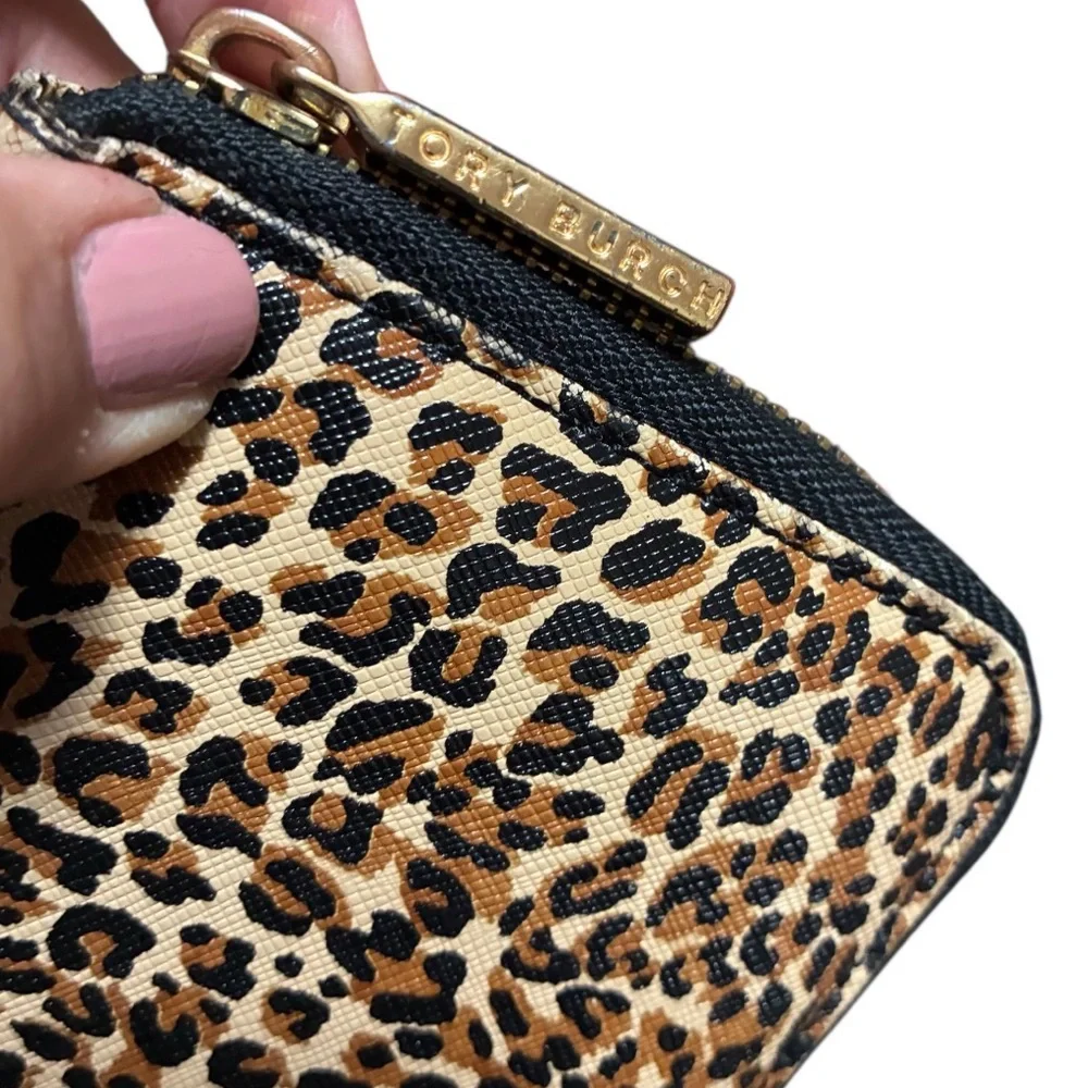 TORY BURCH Animal Print Wallet